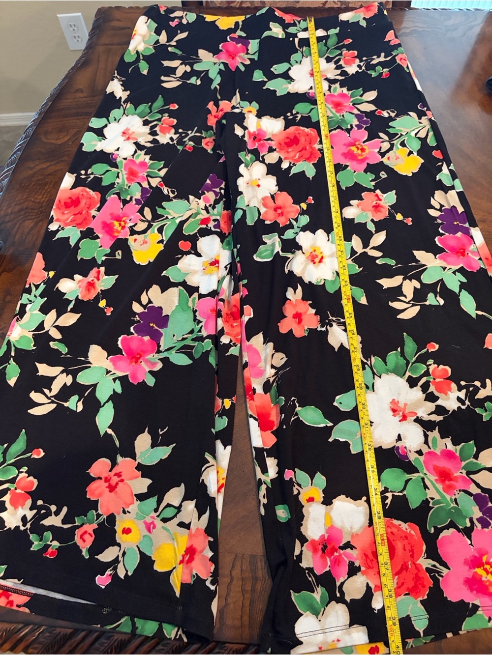 Lauren Ralph Lauren Floral Wide Leg Palazzo Pants XL